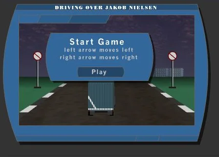 Driving Over Jakob Nielsen