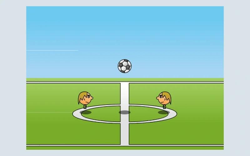 كرة قدم لاعب ضد لاعب